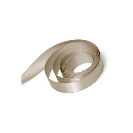 Sand - Single Face Satin Ribbon - 5/8" x 100 Yards