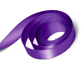 Regal Purple - Single Face Satin Ribbon - 1-1/2" x 50 Yards