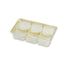Gold - Ballo Candy Tray - (1/4 lb) 6 Piece - 4-1/8 X 2-1/4 X 1"