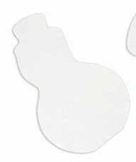 White/White - Snowman Candy Pad - 8-1/4 x 5-1/4"