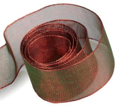 Red / Green - Soft Twinkle (Wired Edge) Ribbon - 1-1/2" x 50 Yards