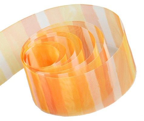 Orange / Yellow / White - Soft Shades Ribbon - 1-1/2" x 50 Yards
