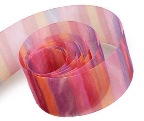 Pink / Red / Orange / Purple - Soft Shades Ribbon - 1-1/2" x 10 Yards