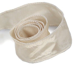 Cream - Soiree (Wired Edge) Ribbon - 1-1/2" x 50 Yards