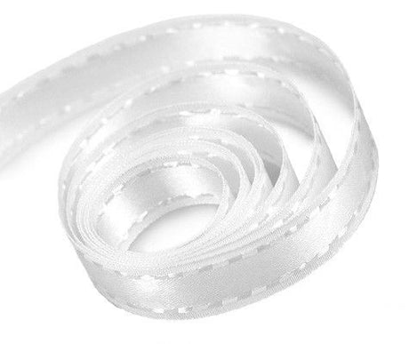 White - Splendor Ribbon - 5/8" x 25 Yards