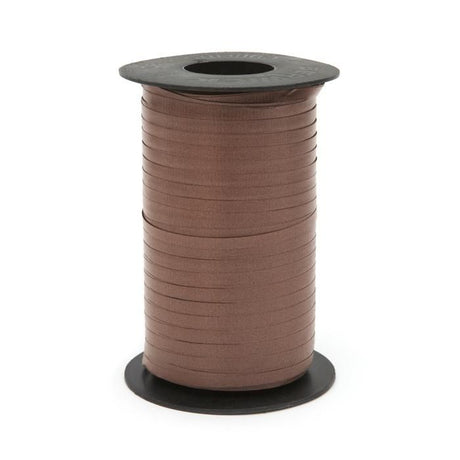 Chocolate - Splendorette Curling Ribbon Solid - 3/8" x 250 Yards
