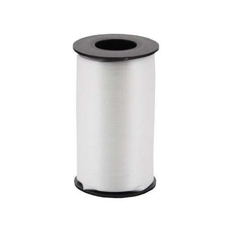 White - Splendorette Curling Ribbon Solid - 3/8" x 250 Yards