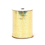Gold - Glitter Curling Ribbon Uncrimped - 3/16" x 250 Yards