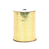 Gold - Glitter Curling Ribbon Uncrimped - 3/16" x 250 Yards