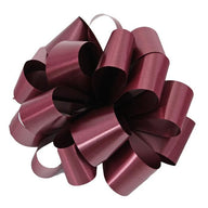 Burgundy - Splendorette Pre-Notched Bow - 5" Width Bow with 18 Loops (1-1/4" Ribbon)