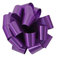 Purple - Splendorette Pre-Notched Bow - 5" Width Bow with 18 Loops (1-1/4" Ribbon)