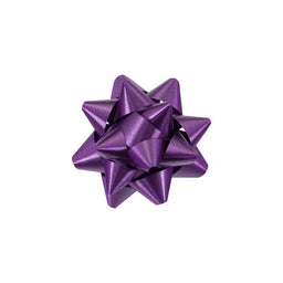 Purple - Splendorette Star Bow - 3-3/4" Width Bow with 15 loops (3/4" Ribbon)