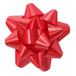 Hot Red - Splendorette Star Bow - 1-1/4" Width Bow with 16 Loops (3/8" Ribbon)