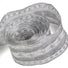 White / Silver - Star Bright (Wired Edge) Ribbon - 1-1/2" x 50 Yards
