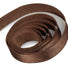 Brown - Stretch Satin Ribbon - 3/8" x 25 Yards