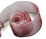 Burgundy - Sunburst (Wired Edge) Ribbon - 1-1/2" x 50 Yards