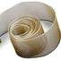 Brown - Sunburst (Wired Edge) Ribbon - 1-1/2" x 50 Yards