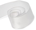 White - Sunrise Taffeta (Wired Edge ) Ribbon - 1-1/2" x 50 Yards