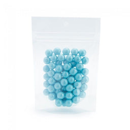 Clear - Stand Up Zipper Pouch - 3-5/8 x 1.5 x 5"