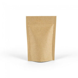 Natural Kraft - Stand Up Zipper Pouch - 4-5/8 x 2 x 7-1/8"