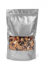 Satin Silver - Stand Up Zipper Pouch - 4-5/8 x 2 x 7-1/8"