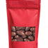 Satin Red - Stand Up Zipper Pouch - Window - 4-5/8 x 2 x 7-1/8"