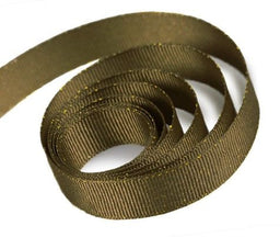 Brown - Sweet Shimmer Ribbon - 5/8" x 25 Yards