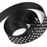 Black / White Dots - El Darado Swiss Dot Ribbon - 3/8" x 100 Yards