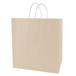 Sand - Smooth Top Egde Shopping Bag - 16 x 7 x 19"