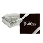 Glitter White - Satin Stretch Loop - 1/2" - 10" Loop