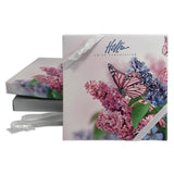 Glitter White - Satin Stretch Loop - 1/2" - 22" Loop
