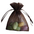 Dark Brown - Flat Organza Bag - 6 x 10"