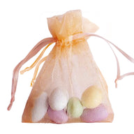 Peach - Flat Organza Bag - 6 x 10"