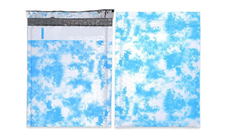 Sky Tie Dye Clouds Bubble Mailers Size 6.5x10 Padded Shipping Bags