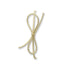 Gold Semi Metallic - Pre Tied Stretch Loop - 10" Loop (18" untied)
