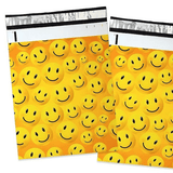 Smiley Face Poly Mailers Size 10x13 Emoji Shipping Bags