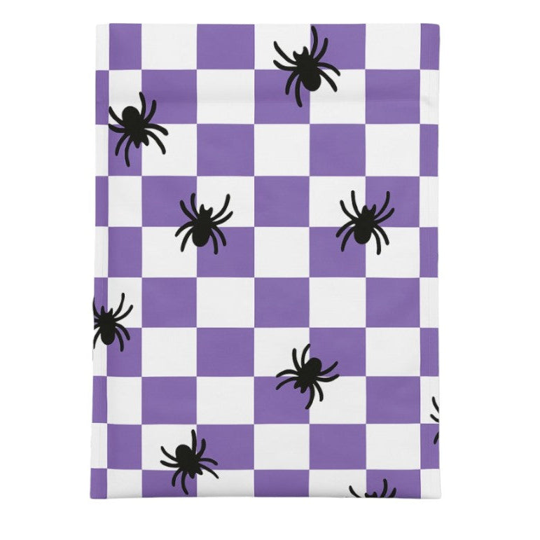 Spider Halloween Poly Mailers Size 6x9 Purple Check Shipping Bags