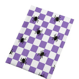 Spider Halloween Poly Mailers Size 10x13 Purple Check Shipping Bags
