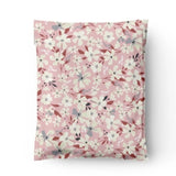 Spring Pink White Flower Poly Mailers Size 7.5x10.5 Shipping Bags