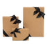 Black - Satin Bow Stretch Loop - Lg. 1" width Ribbon / 25-3/8" Loop