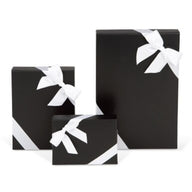 White - Satin Bow Stretch Loop - Lg. 1" width Ribbon / 25-3/8" Loop