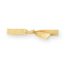 Gold - Satin Stretch Loop - 3/8" Width x 10" Loop (18" untied)