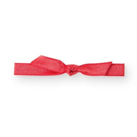 Red - Satin Stretch Loop - 3/8" Width x 10" Loop (18" untied)