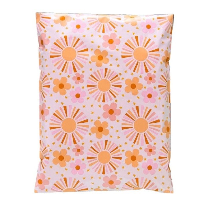 Summer Sunshine Poly Mailers Size 7.5x10.5 Shipping Bags