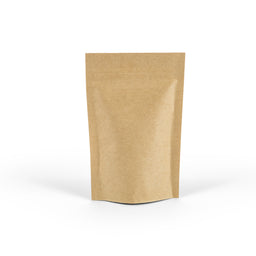 Natural Kraft - Stand Up Zipper Pouch - 4-5/8 x 2 x 7-1/8"