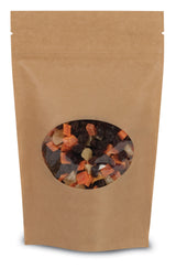 Natural Kraft - Stand Up Zipper Pouch - Window - 5-1/2 x 2-1/2 x 9-1/8"