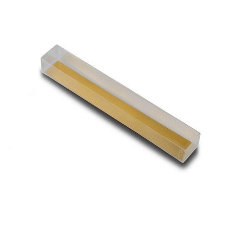 Clear Gold Bottom Candy Box - (7 pc.) 9-5/8 x 1-1/4 x 1-3/16"