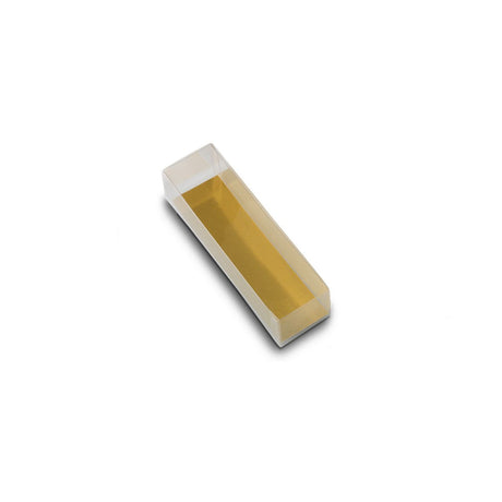 Clear Gold Bottom Candy Box - (4 pc) 4-3/4 x 1-5/16 x 1-3/16"