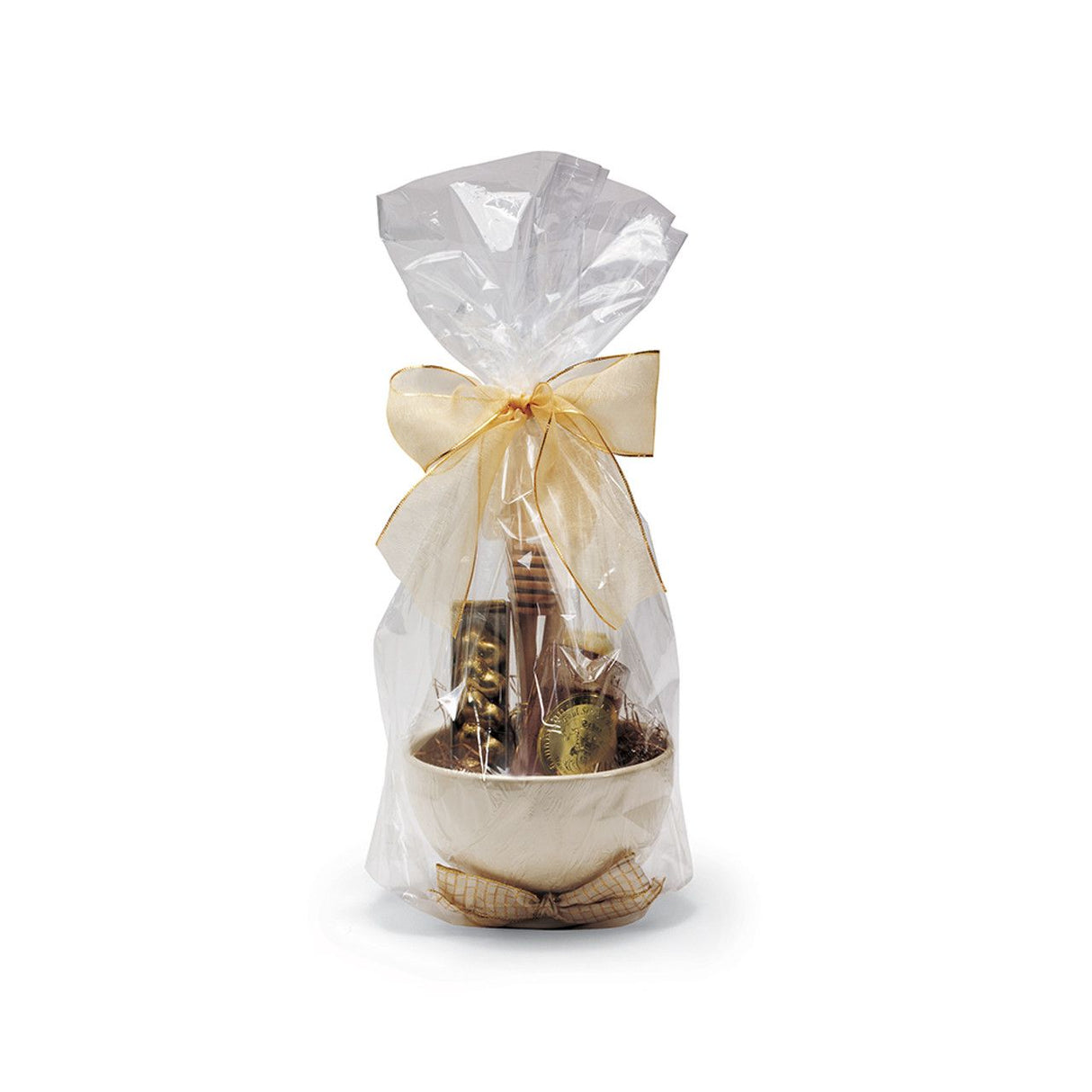 Clear - Round Bottom Gift Basket Bag - 18-1/2 x 22-1/2 x 5-1/2"