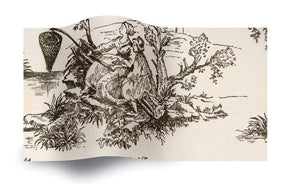 Toile Black On Oatmeal - Tissue - Ream - 20 x 30"